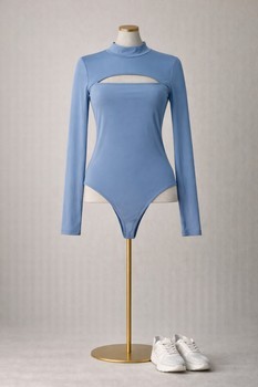 Light blue bodysuit
