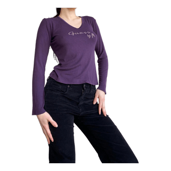 Purple Guess long sleeve