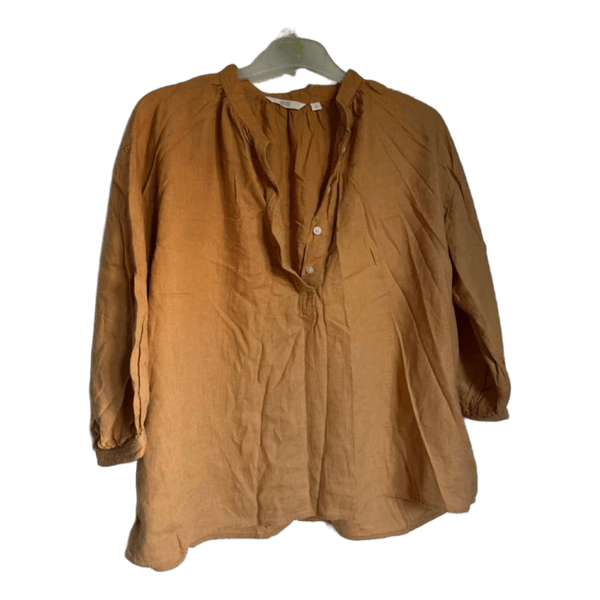 Brown linen shirt