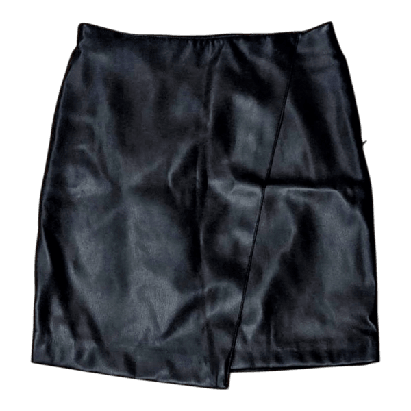 Mohito black faux leather skirt