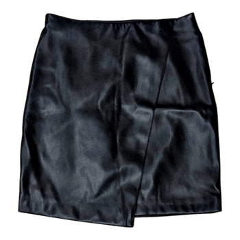 Mohito black faux leather skirt