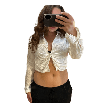 White button down shirt