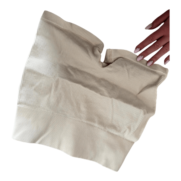 Beige seamless shorts