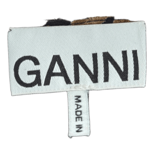 Ganni dyreprint kjole