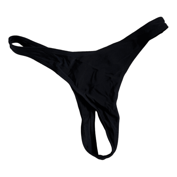 Sort g-strengs-bikinitrusse