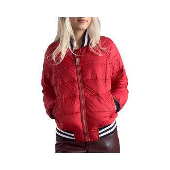 Tommy Hilfiger red puffer jacket