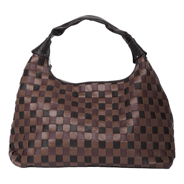 Nunoo Maxi Dandy braided with two shades of brown