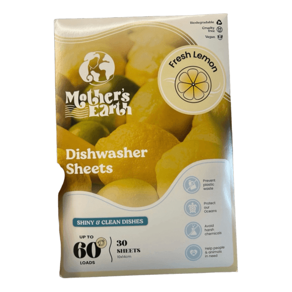 Fresh lemon dishwasher sheets