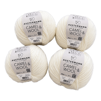Austermann camel and wool yarn