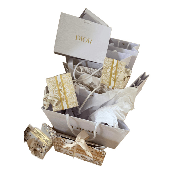 Dior paper bags and boxes