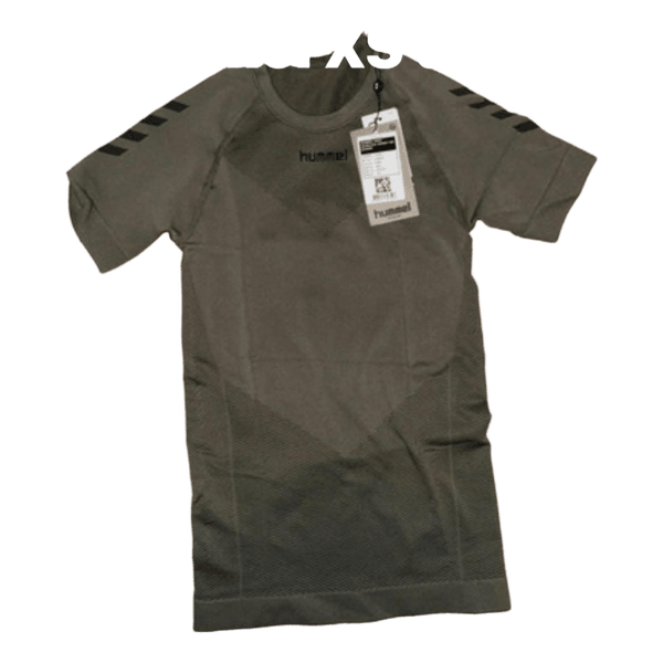 Khaki Hummel sports top