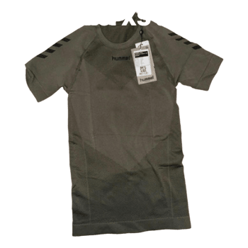 Khaki Hummel sports top