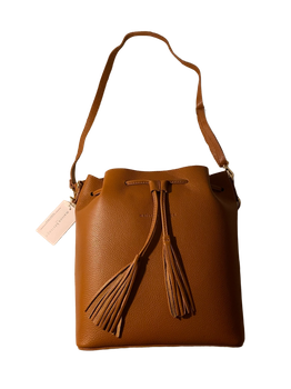 New Maison Héritage JILA – Leather Hand/Shoulder Bag, Camel
