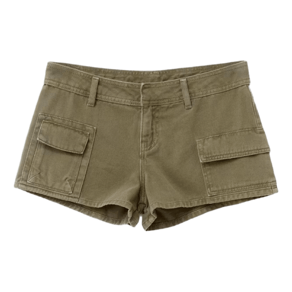 Grønne cargoshorts