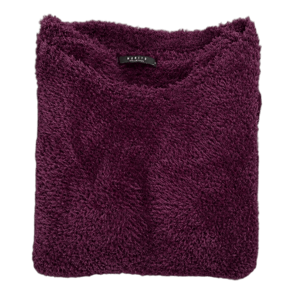 Purple fuzzy sweater