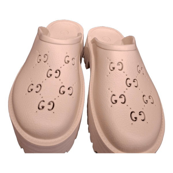 Balti white rubber clogs