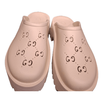 Balti white rubber clogs