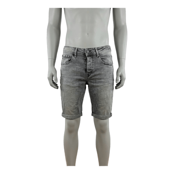 FSBN Men's Grey Denim Shorts (With Defects)