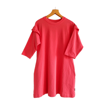 Aarre cotton ruffled sweater dress