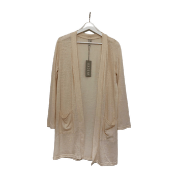Beigenvärinen neuletakki XS – Pieces / basic / casual