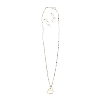 Kalevala Lovebird Silver necklace and earrings set