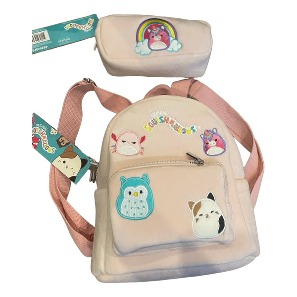 Squishmallows-setti reppu+penaali(mitat alla)🌸