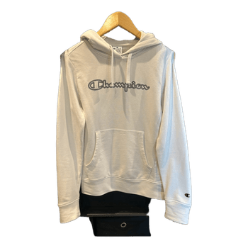 White Champion hoodie