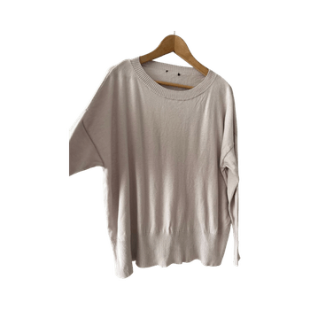 Nanso beige villapaita L