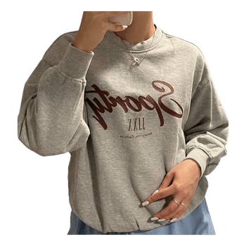 Grey Sporty & Rich sweatshirt
