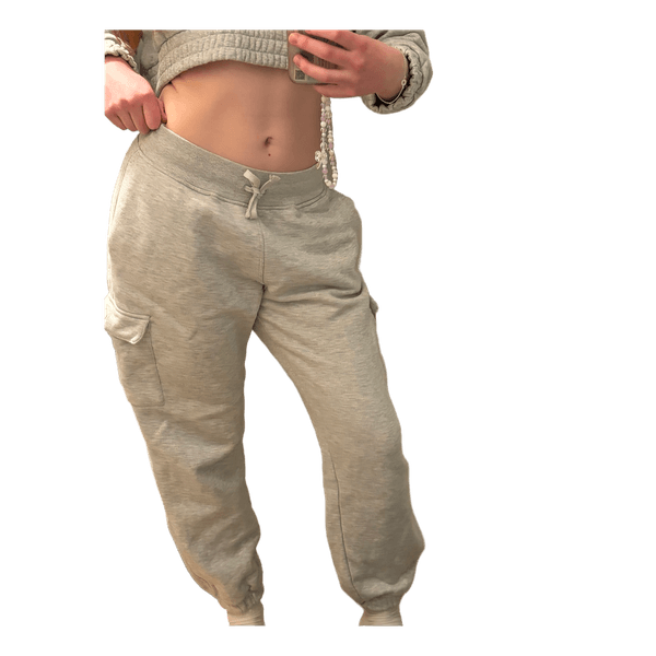 Grey cargo sweatpants