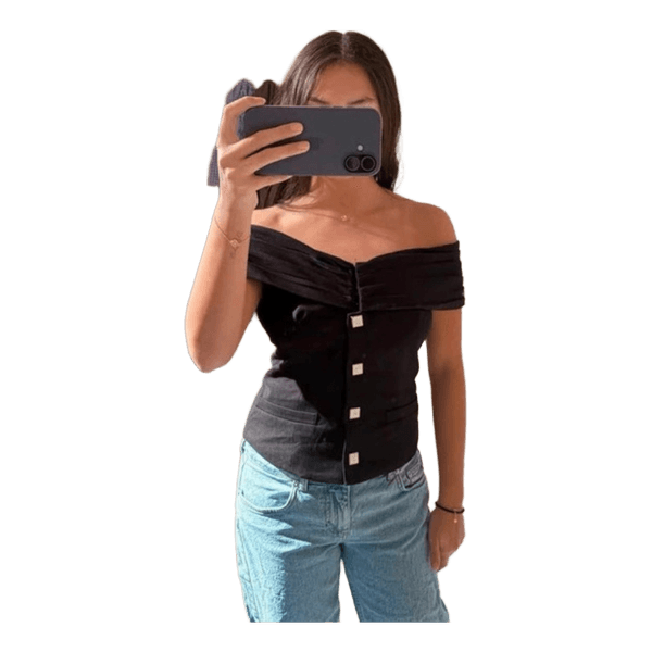 Sort NA-KD off-shoulder top