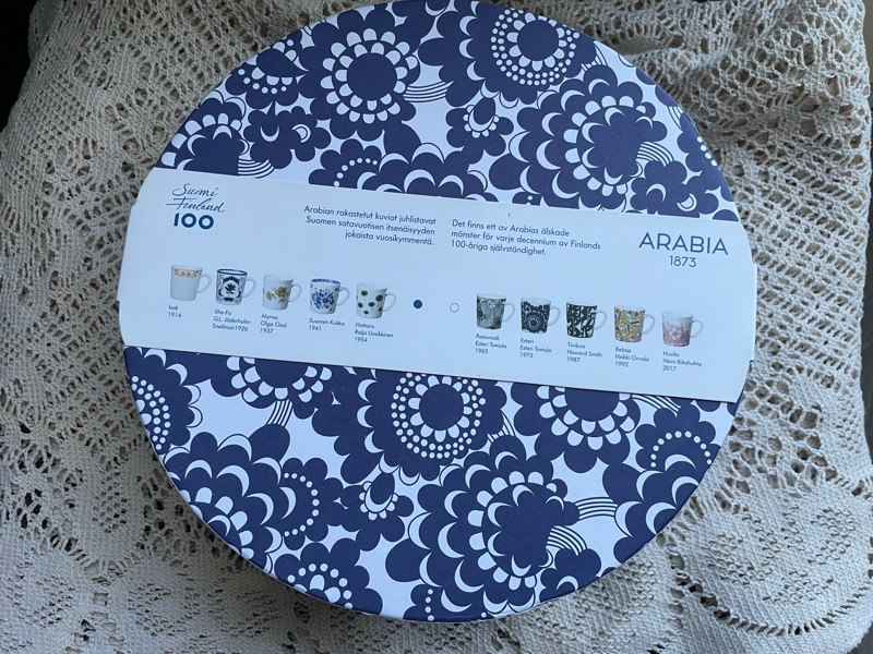 Arabia Suomi 100v keräilyastiat