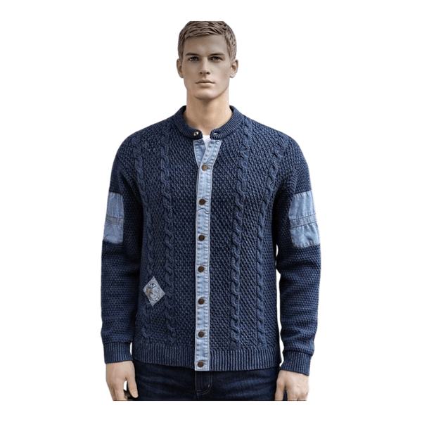 Willi's blue knit cardigan