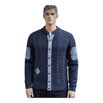 Willi's blue knit cardigan