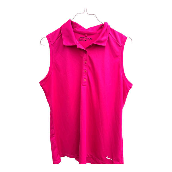 Pink Nike ærmeløs polo