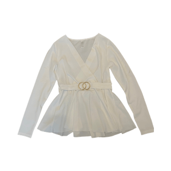 valkoinen vyöllinen paita