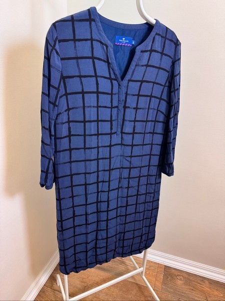 Tom tailor blue checkered dress