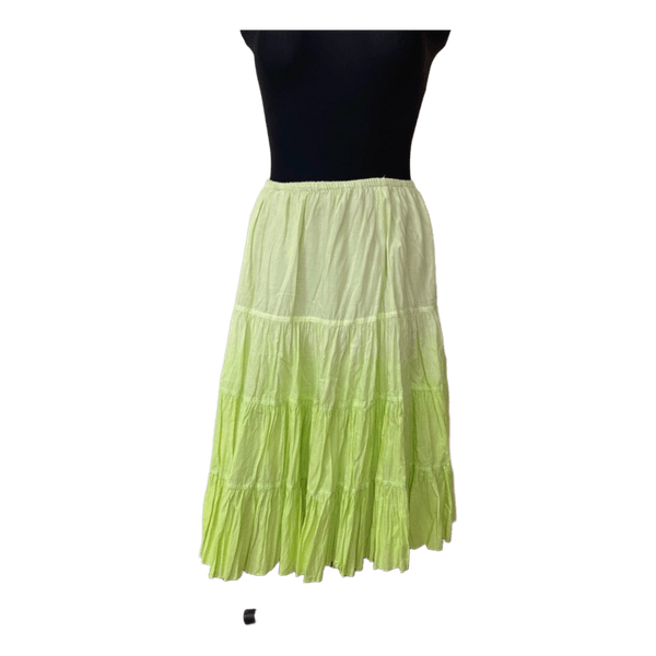 Light green tiered skirt