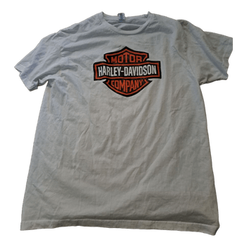 Valkoinen Harley-Davidson t-paita m
