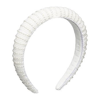 Ivory pearl headband