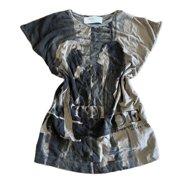 Vintage Zara Collection Beige Graphic Tee