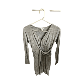 Harmaa pitkähihainen mekon