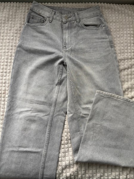 Grey denim jeans