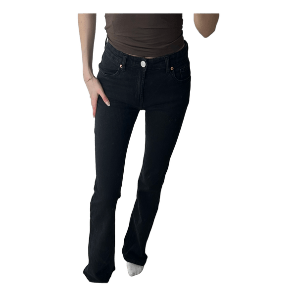 Black flare jeans