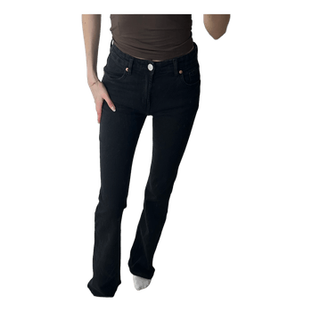 Black flare jeans