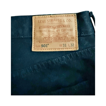 Levis 501, black W31 L32