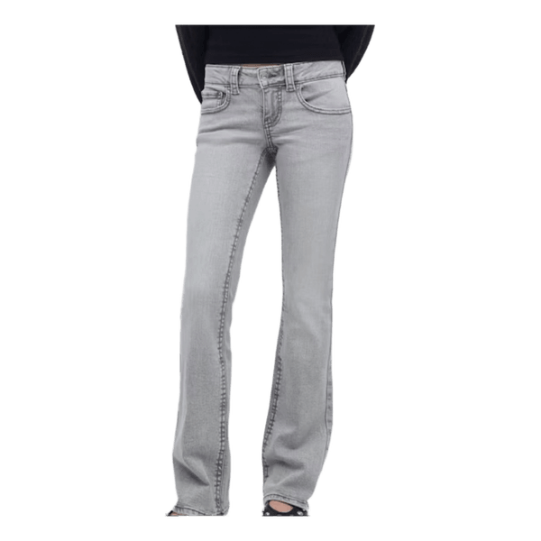 Grå flared jeans