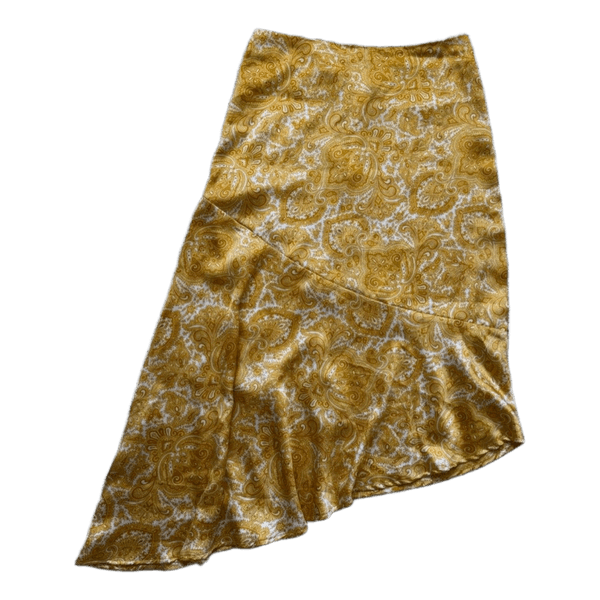 Kollane mustriline midi seelik