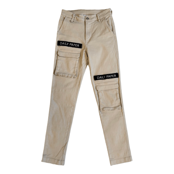 Beige cargo trousers
