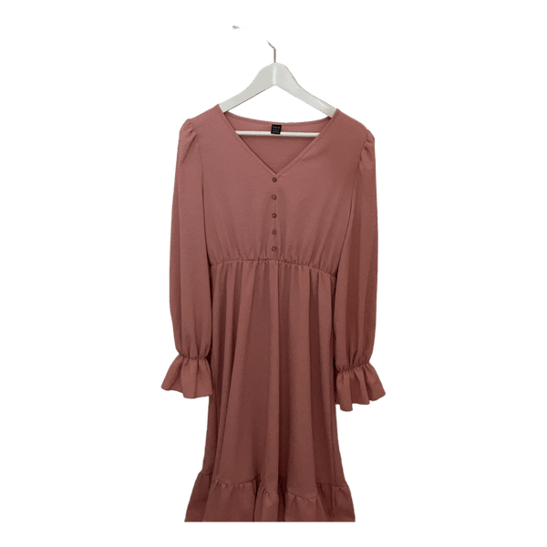 Pink long sleeve dress